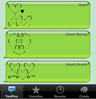 Text messages ascii art for sexy Text