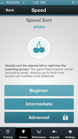 Fit Brains Trainer for iPhone