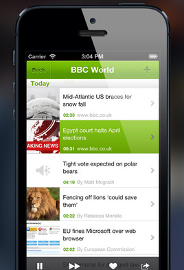 News in Audio: 3 iPhone Apps That Read the News To You