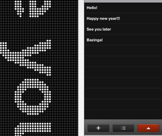 LEDit — The LED banner iPhone App