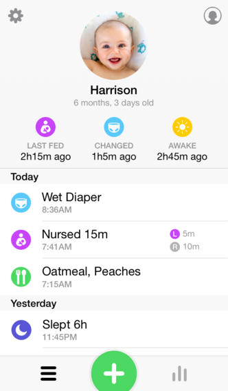 Ins & Outs for iPhone: Baby Activity Tracker