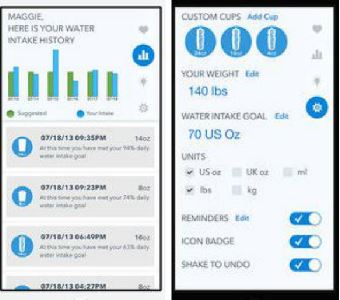 WaterMinder – Water Reminder & Tracker for iPhone
