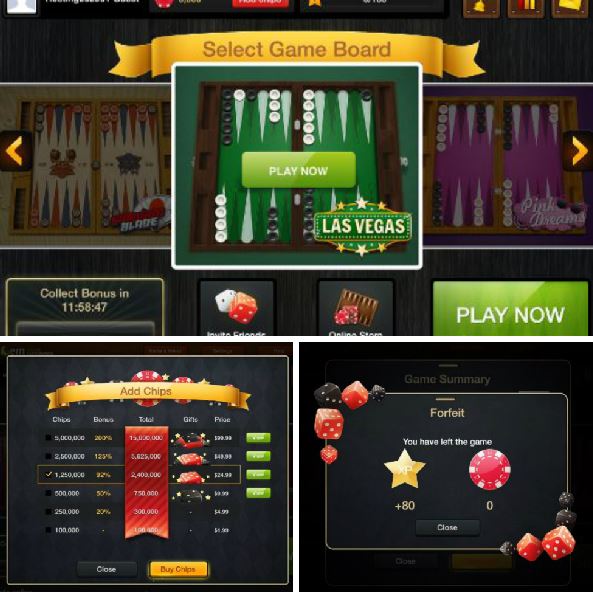 Backgammon PlayGem HD for iPhone & iPad