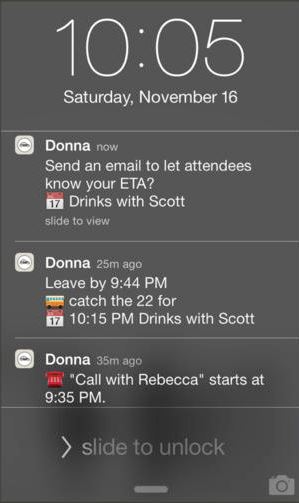 Donna Personal Assistant for iPhone