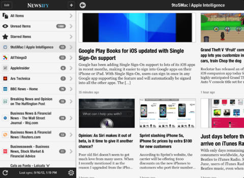 Newsify for iPhone: Feedly Client