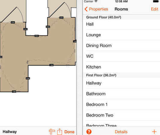 RoomScan for iOS: Draws Floor Plans for You