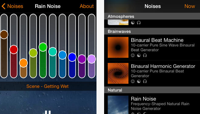 myNoise Noise Generator for iPhone