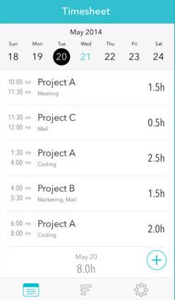 Timesheet: Time Tracking App for iPhone