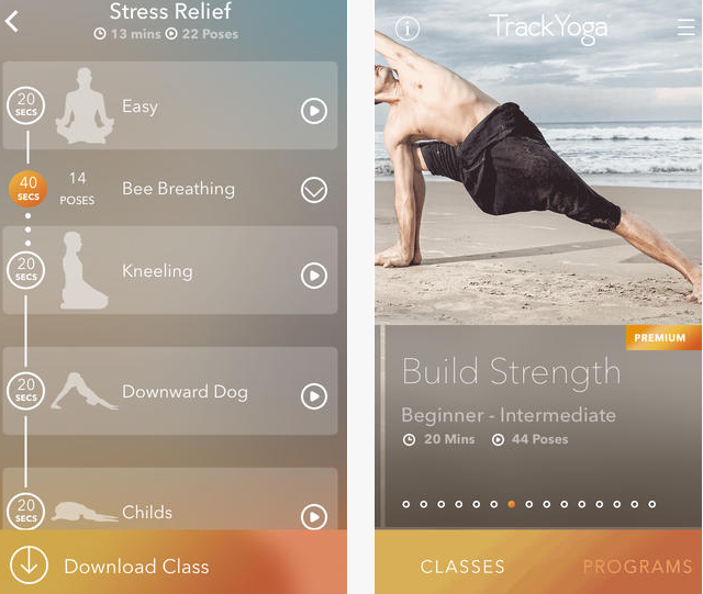 TrackYoga for iPhone