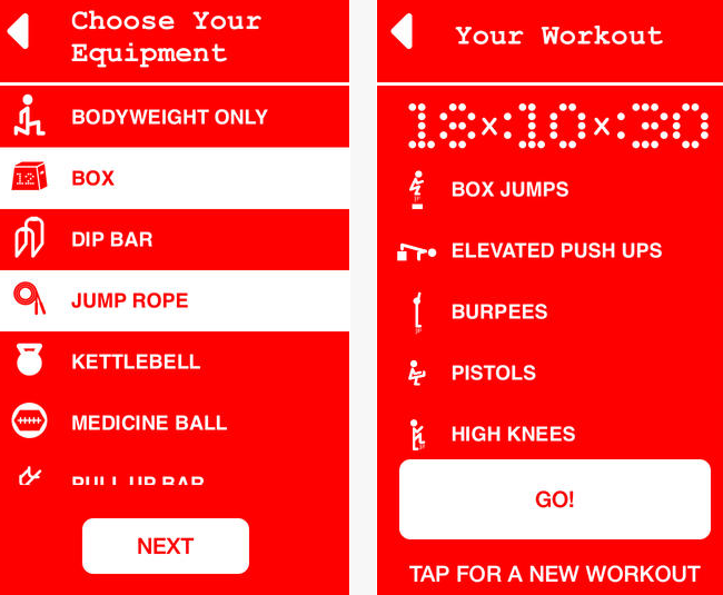 12 Minute Athlete HIIT Workouts for iPhone