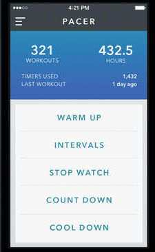 Pacer Workout Timer for iPhone