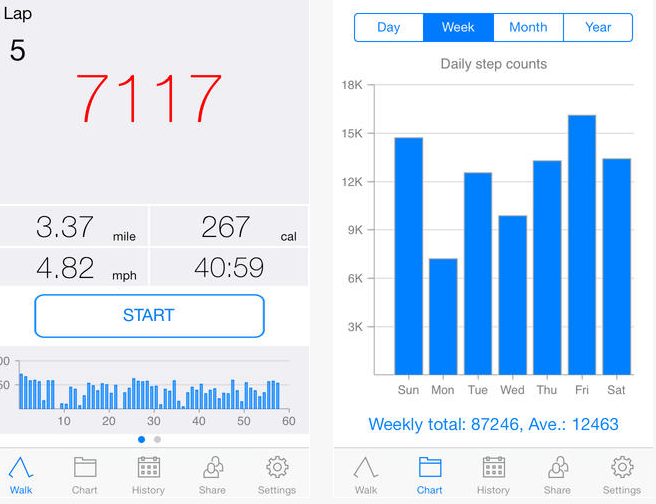 StepOn Step Tracker Pro for iPhone