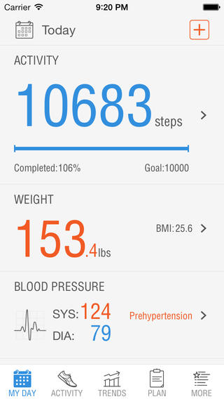 Pacer: Pedometer + Weight Tracker + Blood Pressure