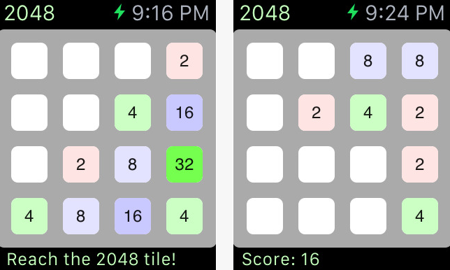 2048 for Apple Watch
