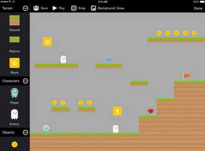 Toy Engine: Visual Game Builder for Non-programmers