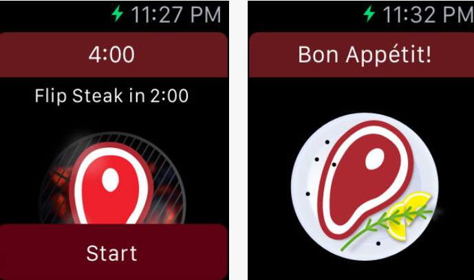 Steak Timer for Apple Watch