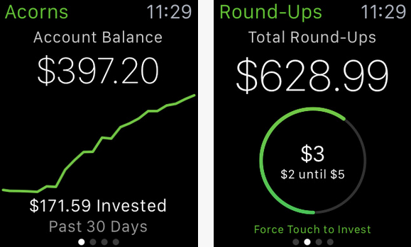 Acorns for iPhone: Invest In Stocks