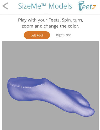 Feetz App for 3D Printing Your Shoes