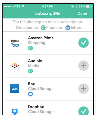 SubscriptMe: Subscription Tracker for iPhone