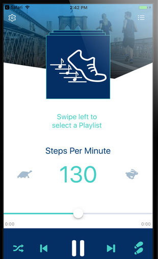 PaceCoach for iPhone: Matches Your Songs to Your Pace