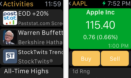 Stocks Live App for iPhone & iPad