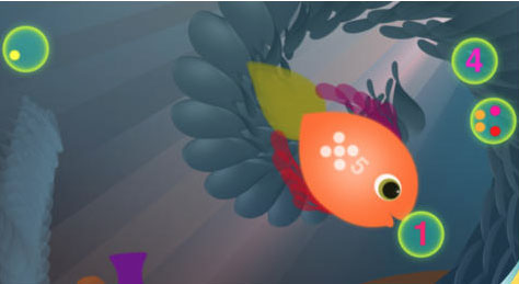 Motion Math – Hungry Guppy for iPhone: Teach Kids Match
