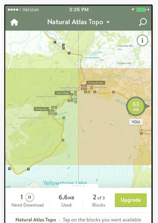 Natural Atlas for iPhone: Hiking Maps & GPS