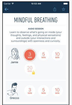 Stop, Breathe & Think Meditation App for iPhone