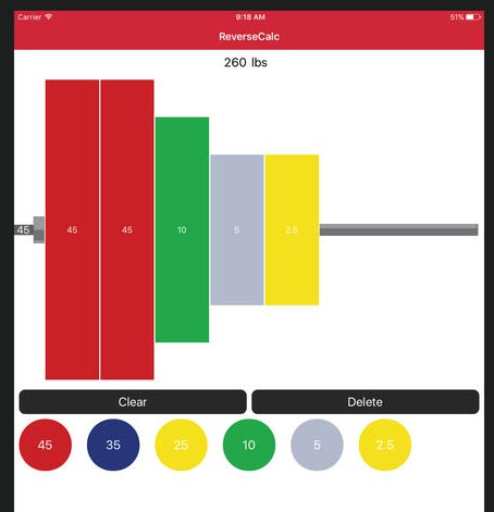 RackMath Barbell Calculator for iPhone