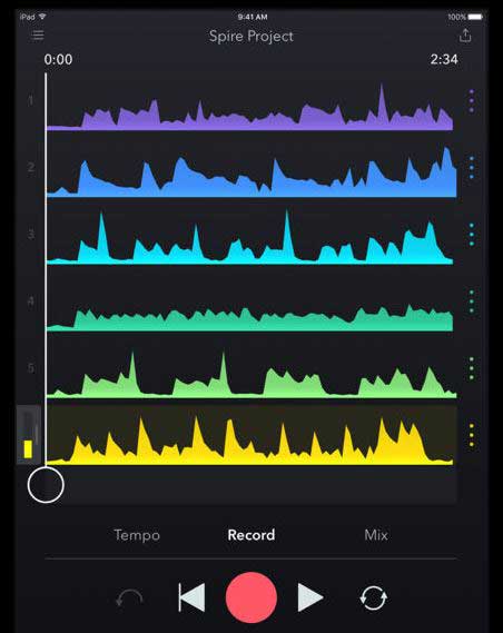 Spire Music Recorder for iPhone