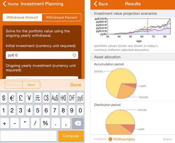 Wolfram Investment Calculator / Reference App