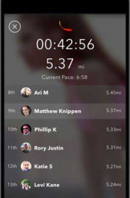 Charge Running App for iPhone