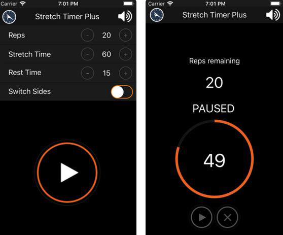 Stretch Timer Plus for iPhone