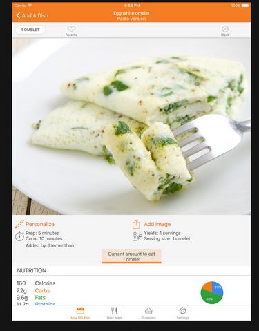 Eat This Much: Meal Planner for iPhone