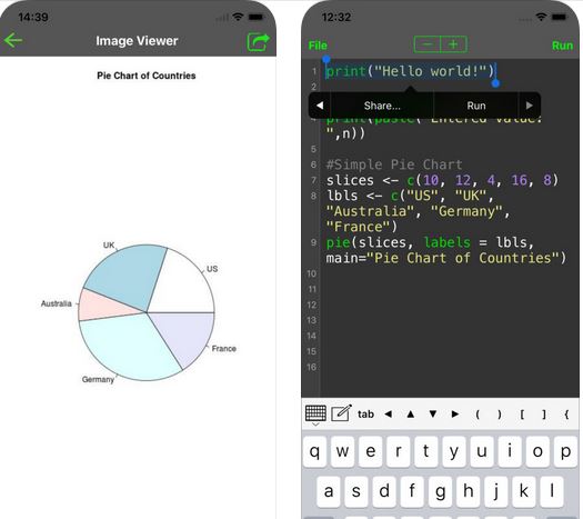 R Programming Compiler for iPhone