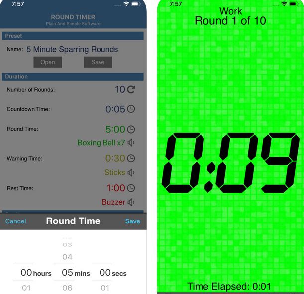 Round Timer for iPhone