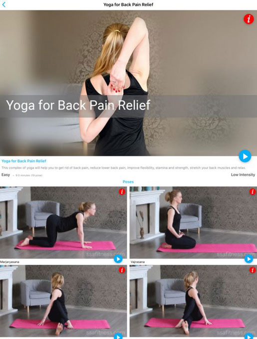 Back Pain Yoga for iPhone