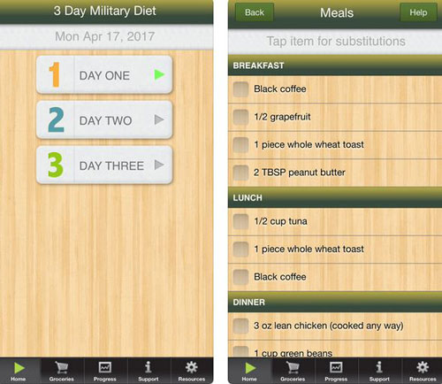 3 Day Military Diet for iPhone