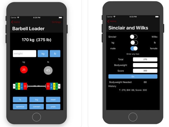Barbell Loader and Calculator for iPhone