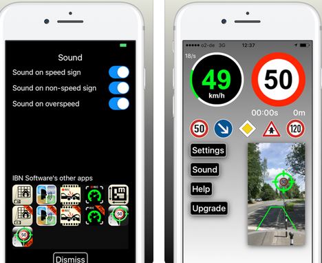 Speedometer Radar Camera for iPhone