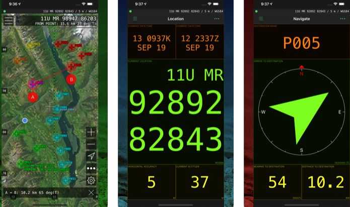 MilGPS: Military GPS Apps for iPhone