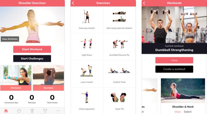 Exercises for Shoulder Pain iPhone App