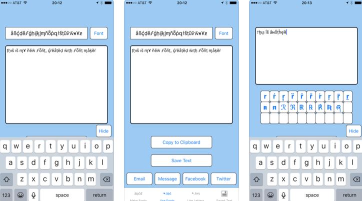 Font Maker for iPhone