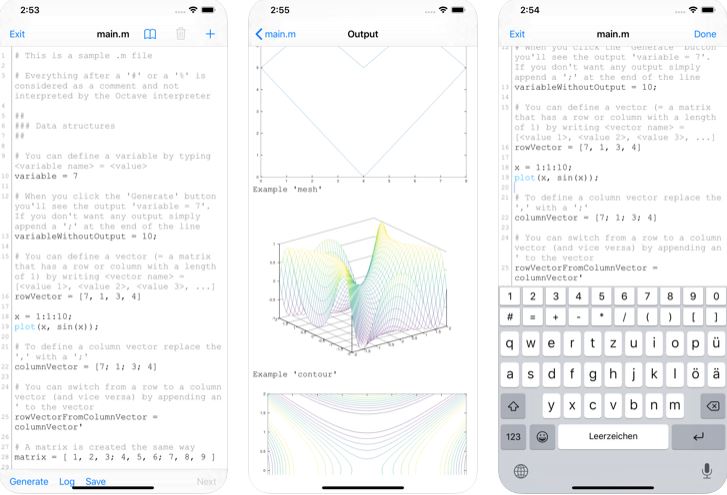 Anoc Octave Editor for iPhone