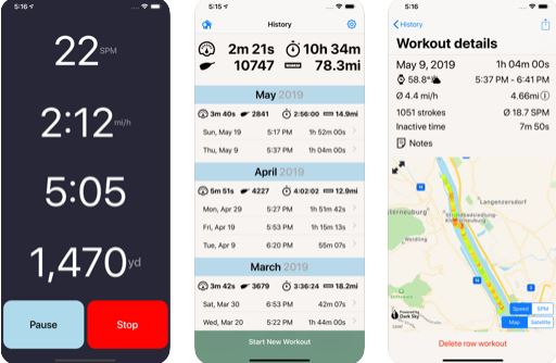 RowingCoach for iPhone & Apple Watch