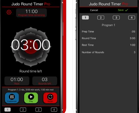 Judo Round Timer Pr‪o for iPhone