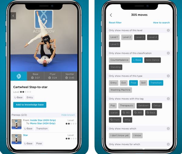 AcroBody: Acrobatic Yoga App for iPhone